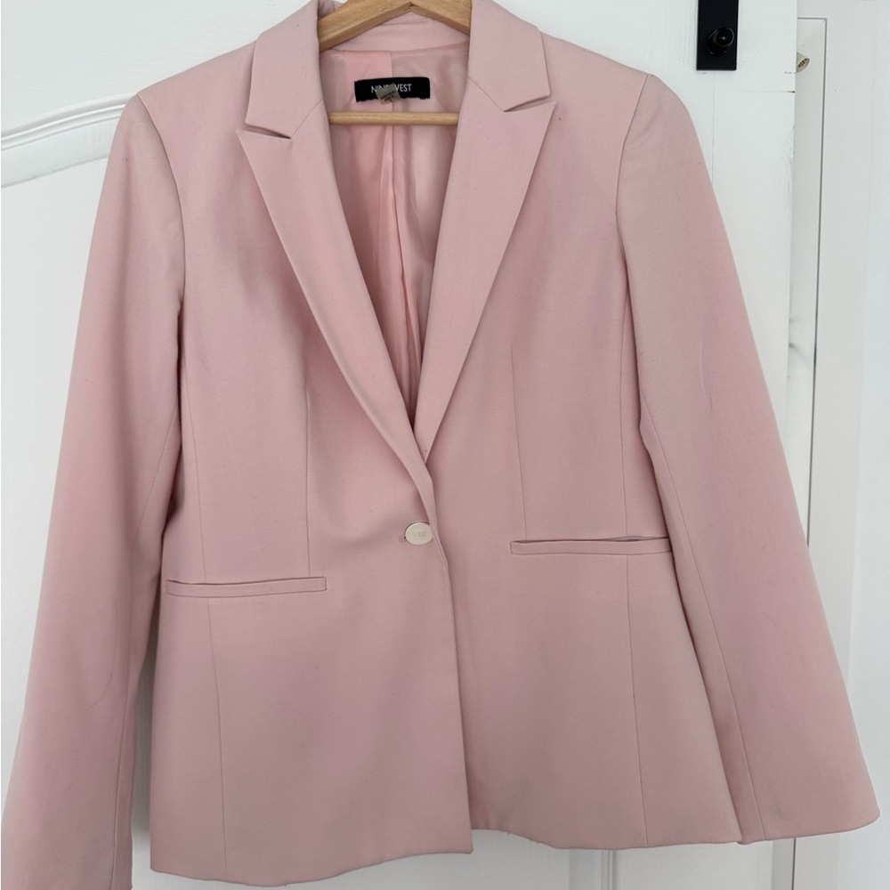 Nine West Blush Pink Blazer
